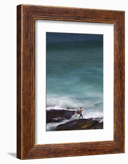 Australia, Sydney, Tamarama, Tamarama Bay-Walter Bibikow-Framed Photographic Print