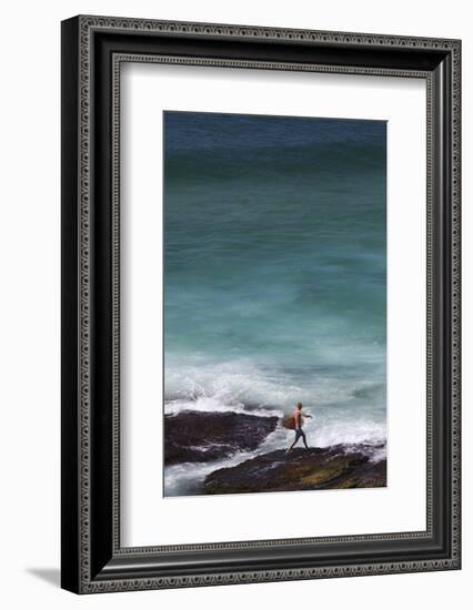 Australia, Sydney, Tamarama, Tamarama Bay-Walter Bibikow-Framed Photographic Print