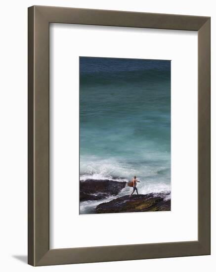 Australia, Sydney, Tamarama, Tamarama Bay-Walter Bibikow-Framed Photographic Print