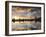 Australia, Tasmania, Hobart; Sunrise over Sandy Bay Marina-Andrew Watson-Framed Photographic Print