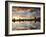 Australia, Tasmania, Hobart; Sunrise over Sandy Bay Marina-Andrew Watson-Framed Photographic Print