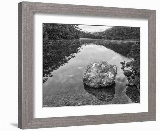 Australia, Tasmania, Lila Lake Cradle Mountain National Park-John Ford-Framed Photographic Print