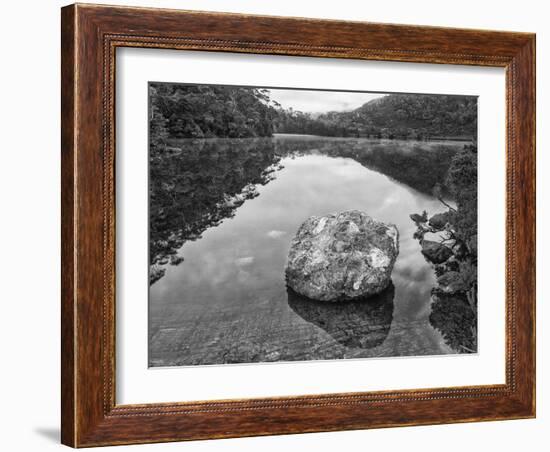 Australia, Tasmania, Lila Lake Cradle Mountain National Park-John Ford-Framed Photographic Print