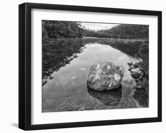 Australia, Tasmania, Lila Lake Cradle Mountain National Park-John Ford-Framed Photographic Print