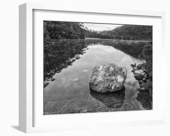 Australia, Tasmania, Lila Lake Cradle Mountain National Park-John Ford-Framed Photographic Print