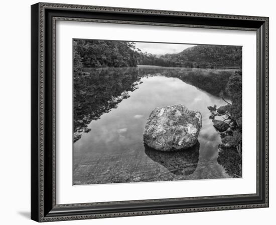 Australia, Tasmania, Lila Lake Cradle Mountain National Park-John Ford-Framed Photographic Print