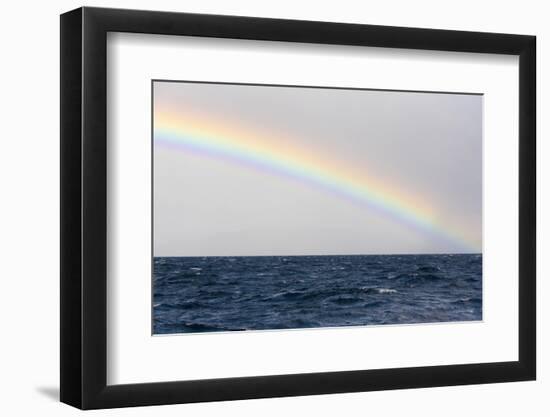 Australia, Tasmania, Maria Island. Rainbow in Tasman Sea-Trish Drury-Framed Photographic Print