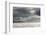 Australia, Tasmania, Tasman Sea. Dramatic line of sun on horizon through storm clouds and rain-Trish Drury-Framed Photographic Print