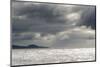 Australia, Tasmania, Tasman Sea. Dramatic line of sun on horizon through storm clouds and rain-Trish Drury-Mounted Photographic Print