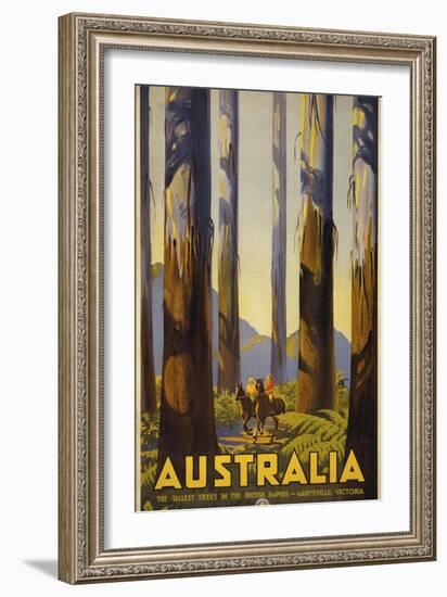 Australia Trees-null-Framed Giclee Print