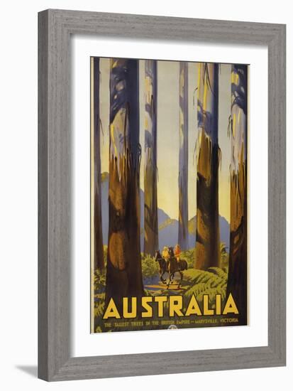 Australia Trees-null-Framed Giclee Print