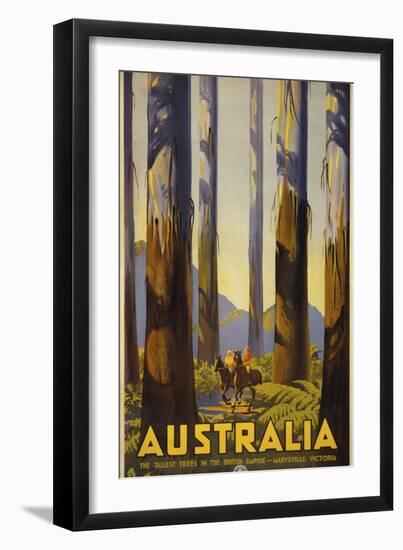 Australia Trees-null-Framed Giclee Print