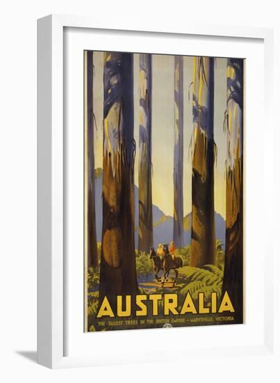 Australia Trees-null-Framed Giclee Print
