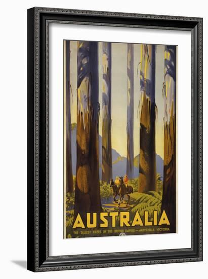 Australia Trees-null-Framed Giclee Print