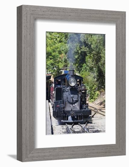 Australia, Victoria, Belgrave, Puffing Billy Steam Train-Walter Bibikow-Framed Photographic Print