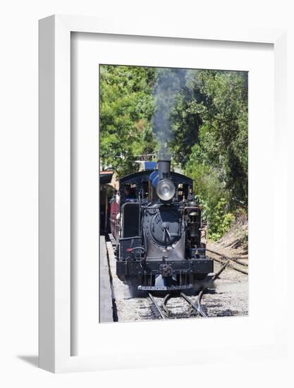 Australia, Victoria, Belgrave, Puffing Billy Steam Train-Walter Bibikow-Framed Photographic Print