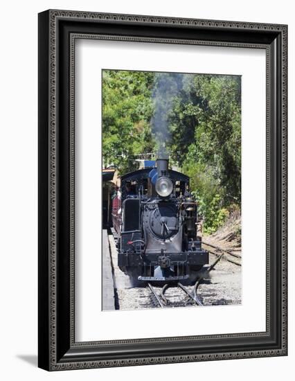 Australia, Victoria, Belgrave, Puffing Billy Steam Train-Walter Bibikow-Framed Photographic Print