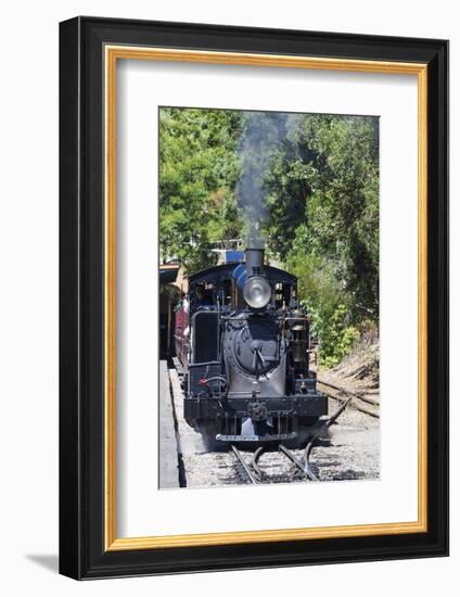 Australia, Victoria, Belgrave, Puffing Billy Steam Train-Walter Bibikow-Framed Photographic Print