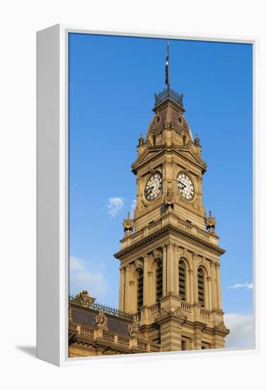 Australia, Victoria, Bendigo, Town Hall Tower, Late Afternoon-Walter Bibikow-Framed Premier Image Canvas