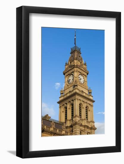 Australia, Victoria, Bendigo, Town Hall Tower, Late Afternoon-Walter Bibikow-Framed Photographic Print