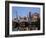 Australia, Victoria, Melbourne; Princes Bridge on the Yarra River, with the City Skyline at Dusk-Andrew Watson-Framed Photographic Print