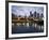 Australia, Victoria, Melbourne; Yarra River and City Skyline by Night-Andrew Watson-Framed Photographic Print