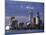 Australia, Western Australia, Perth; the Swan River and City Skyline at Dusk-Andrew Watson-Mounted Photographic Print