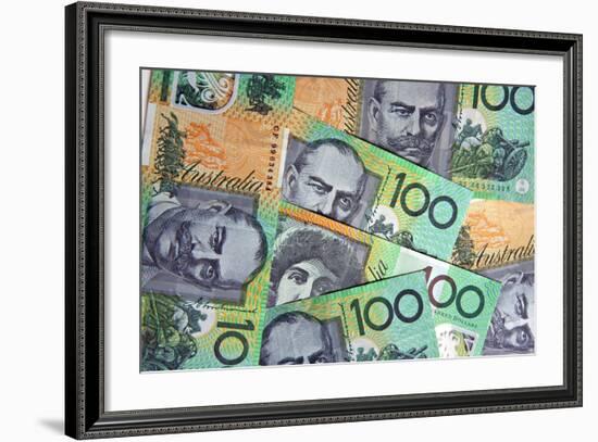 Australian 100 Dollar Bills-Neale Cousland-Framed Photographic Print