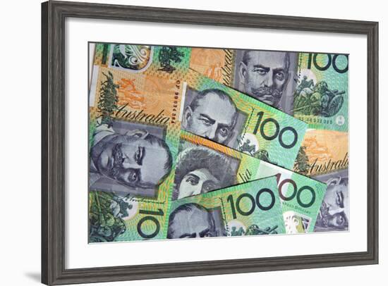 Australian 100 Dollar Bills-Neale Cousland-Framed Photographic Print