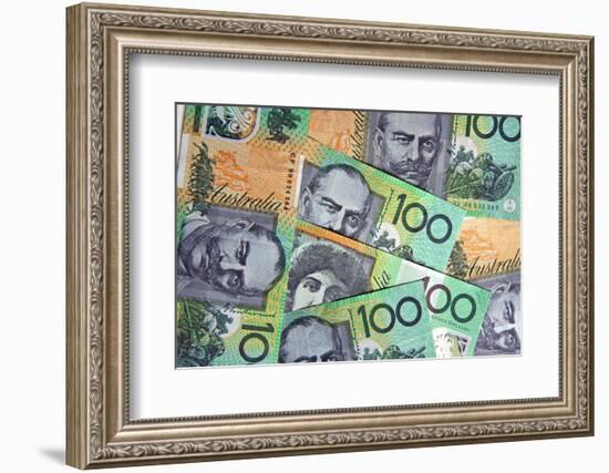 Australian 100 Dollar Bills-Neale Cousland-Framed Photographic Print