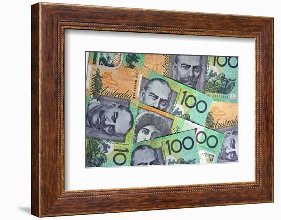 Australian 100 Dollar Bills-Neale Cousland-Framed Photographic Print