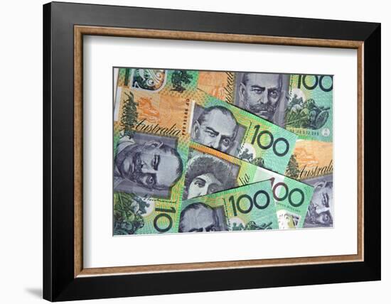 Australian 100 Dollar Bills-Neale Cousland-Framed Photographic Print