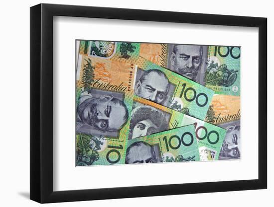 Australian 100 Dollar Bills-Neale Cousland-Framed Photographic Print