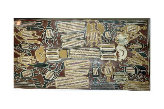 Australian Aboriginal Bark Painting Giclee Print Unknown Art Com
