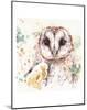 Australian Barn Owl-Sillier than Sally-Mounted Art Print