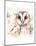 Australian Barn Owl-Sillier than Sally-Mounted Art Print
