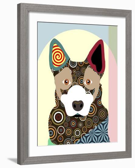 Australian Cattle Dog-Adefioye Lanre-Framed Giclee Print