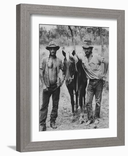 Australian Cowboys-George Silk-Framed Photographic Print