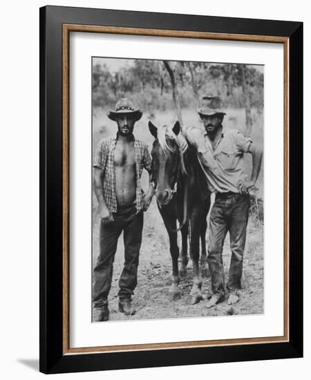 Australian Cowboys-George Silk-Framed Photographic Print