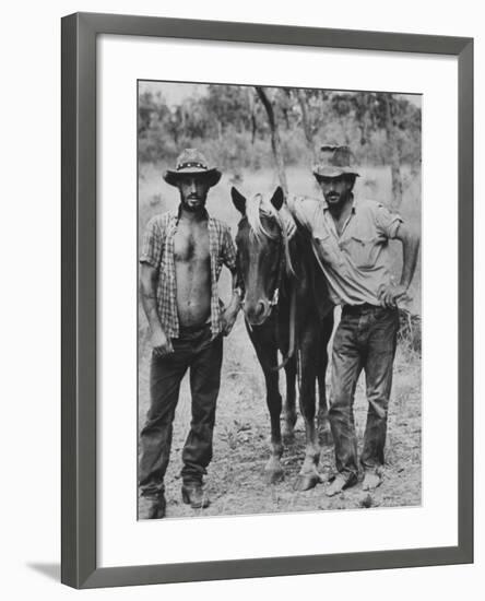 Australian Cowboys-George Silk-Framed Photographic Print