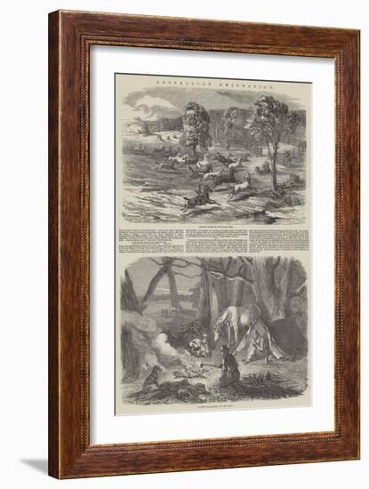 Australian Emigration-Harrison William Weir-Framed Giclee Print