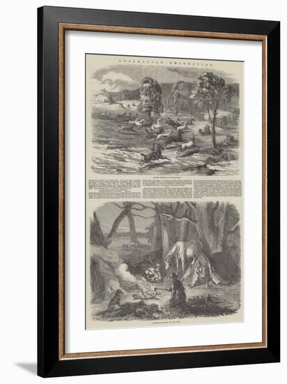 Australian Emigration-Harrison William Weir-Framed Giclee Print