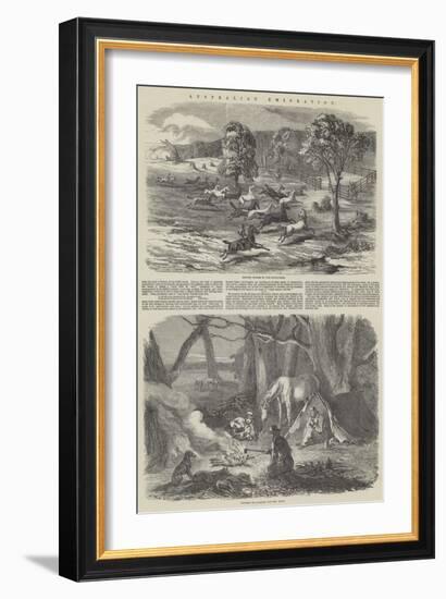 Australian Emigration-Harrison William Weir-Framed Giclee Print