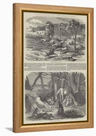 Australian Emigration-Harrison William Weir-Framed Premier Image Canvas