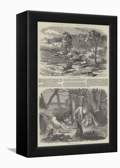 Australian Emigration-Harrison William Weir-Framed Premier Image Canvas