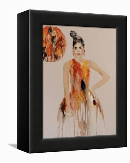 Australian Fashion 1, 2016-Susan Adams-Framed Premier Image Canvas