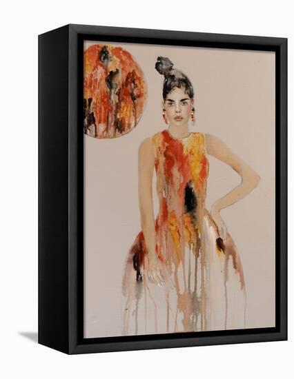 Australian Fashion 1, 2016-Susan Adams-Framed Premier Image Canvas