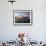 Australian Flag and Sydney Harbor Bridge at Dusk, Sydney, Australia-David Wall-Framed Photographic Print displayed on a wall