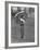 Australian Golfer Peter Thompson, Standing under Oversized Umbrella During the Los Angeles Open-Allan Grant-Framed Premium Photographic Print