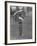 Australian Golfer Peter Thompson, Standing under Oversized Umbrella During the Los Angeles Open-Allan Grant-Framed Premium Photographic Print